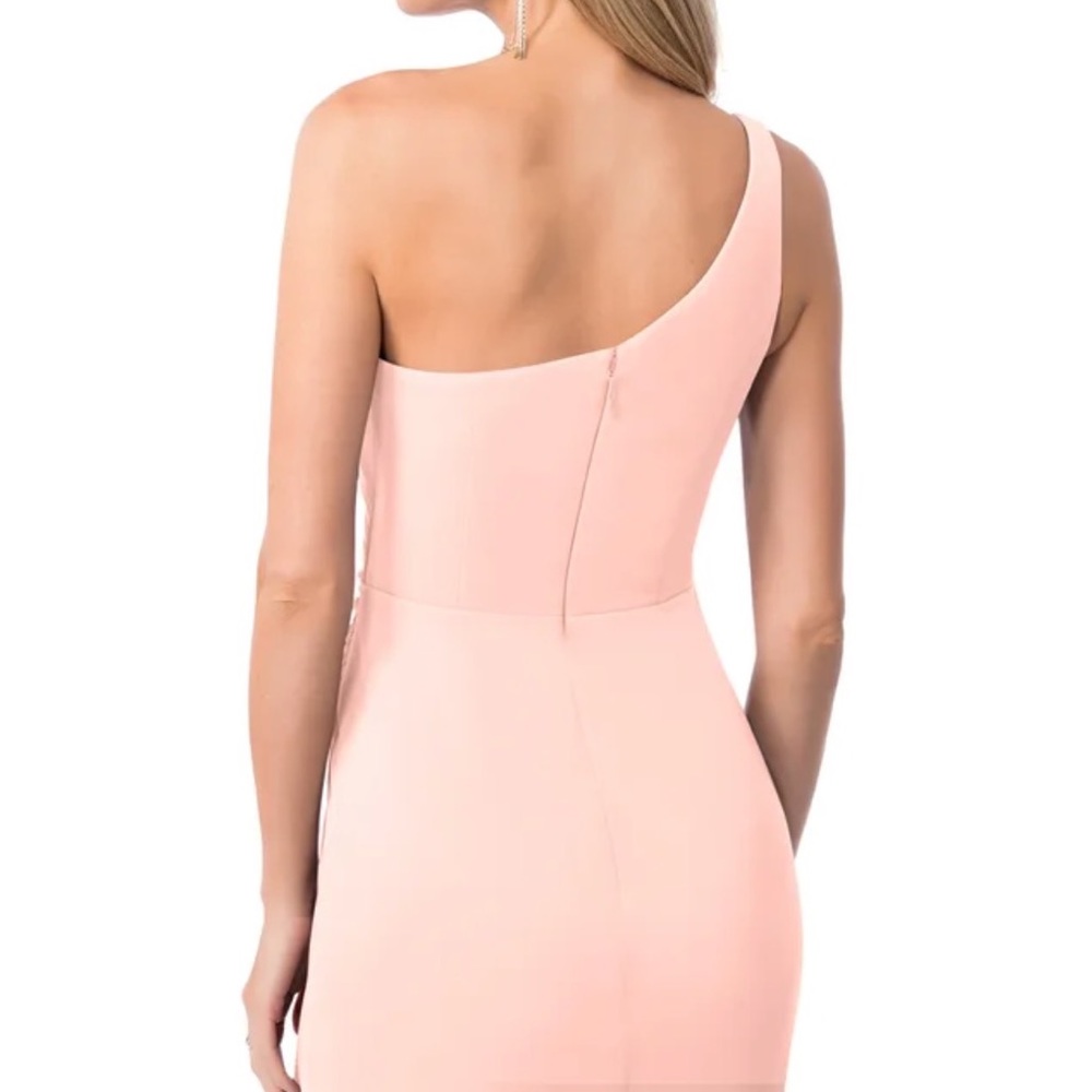 Azazie Cassia Bridesmaid Dress in Coral (Peach/Pink/Orange) - Picture 5 of 6